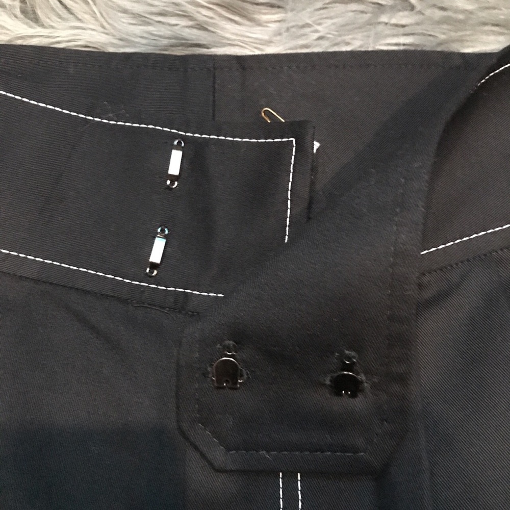 Black high rise 80s style pants - Picture 2 of 4